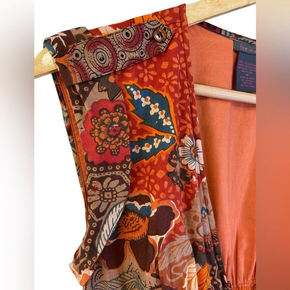 Fire Los Angeles Full Front Zip 100% Cotton Dress. Size Medium - Picture 3 of 11